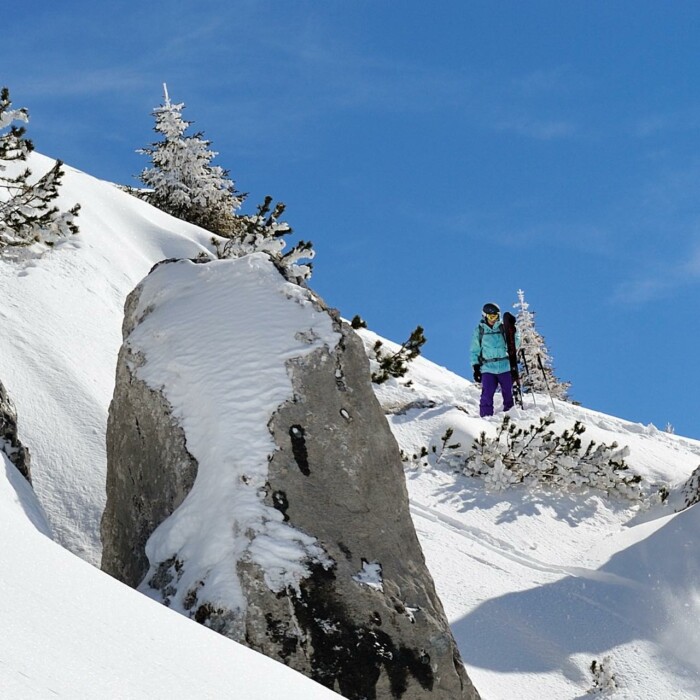 Freeriden und Skifahren in Warth am Arlberg in Österreich - Aparthotel Lech Valley Lodge