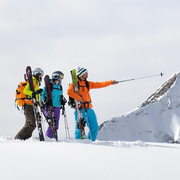 Freeriden am Arlberg im Winter in Österreich - Aparthotel Lech Valley Lodge in Warth