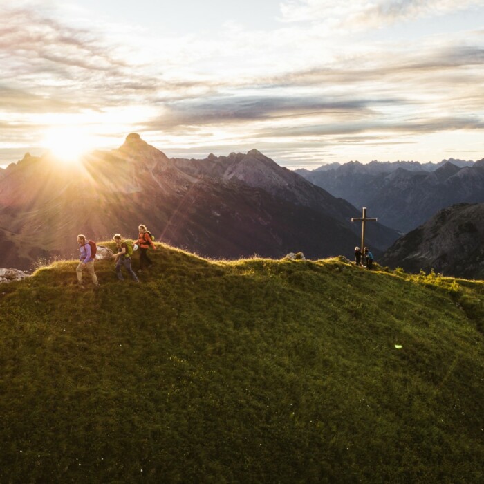 Bergwandern in Österreich - Hotel Lech Valley Lodge in Warth