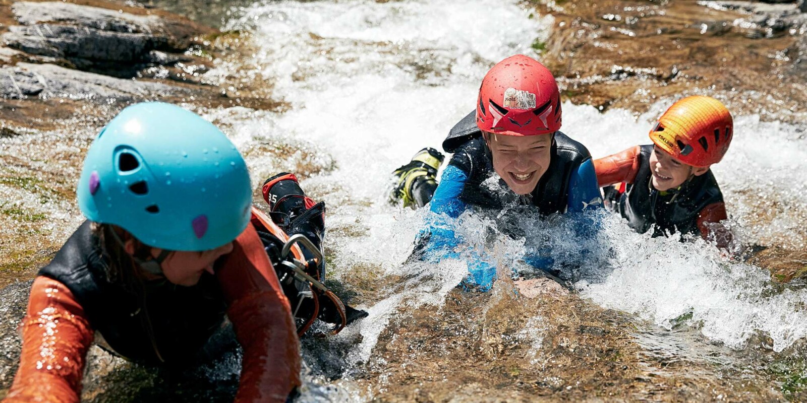 Canyoning für Kinder - Familienurlaub in Österreich