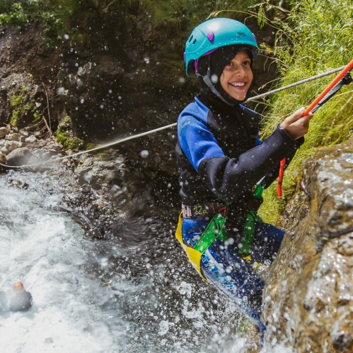 Canyoning Österreich - Canyoning Tour mit der Familie - Abenteuerurlaub in Österreich