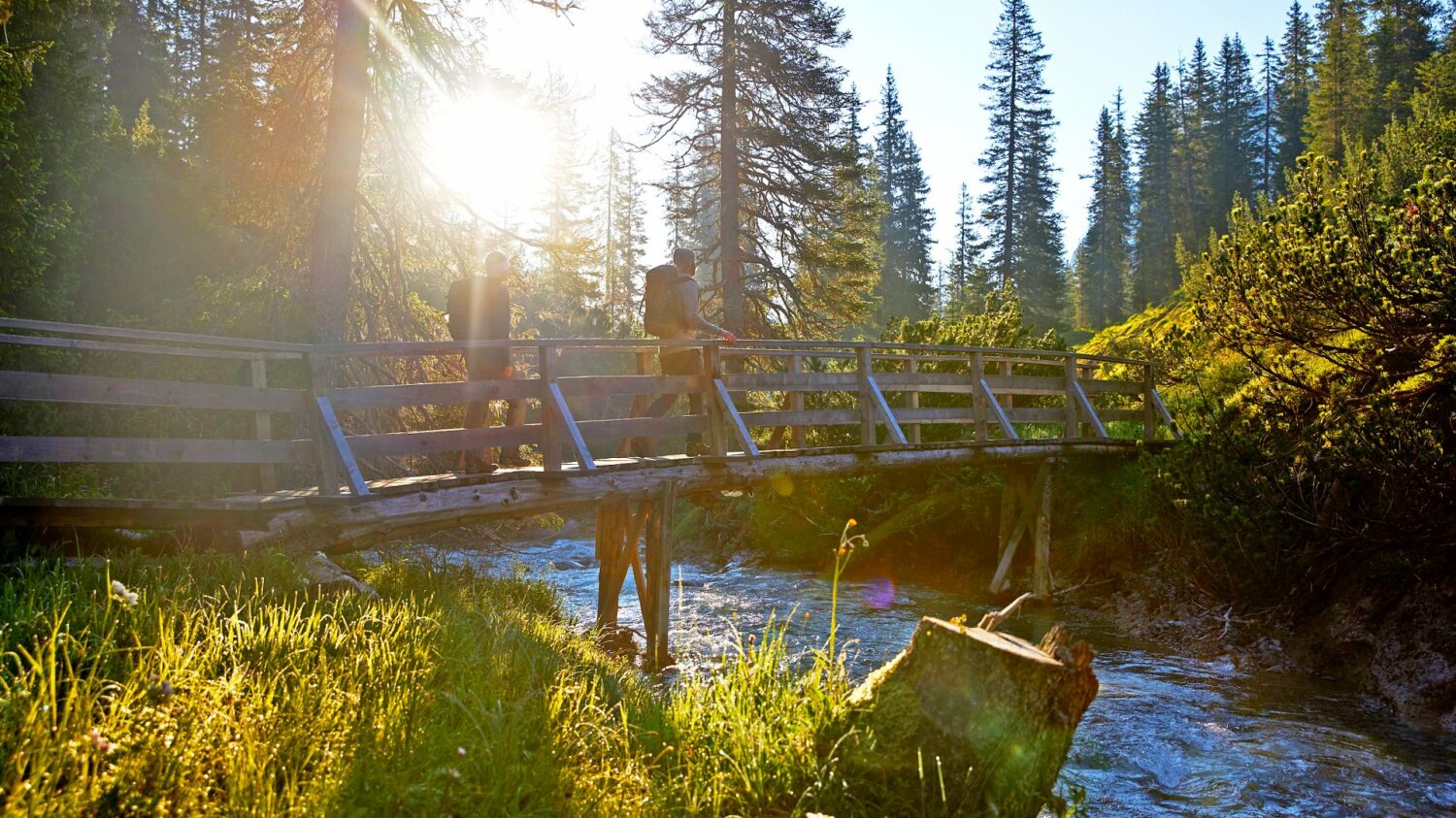 Wanderurlaub Österreich - Lechtal und der Lechweg am Arlberg in Österreich