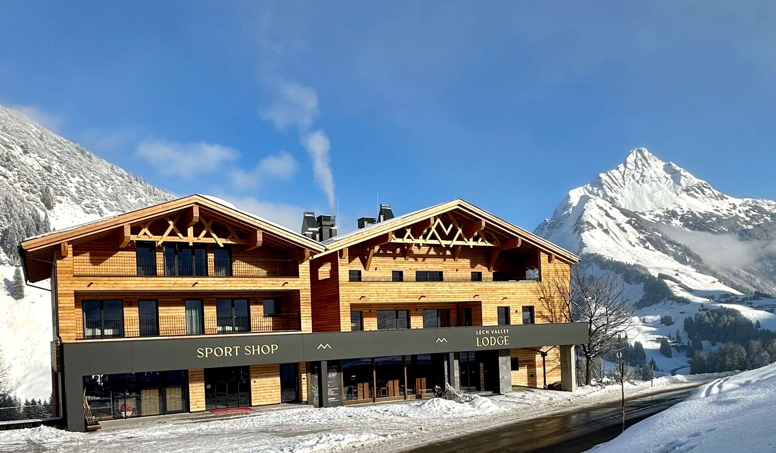 Lodge Österreich - Lech Valley Lodge in Warth am Arlberg im Winter
