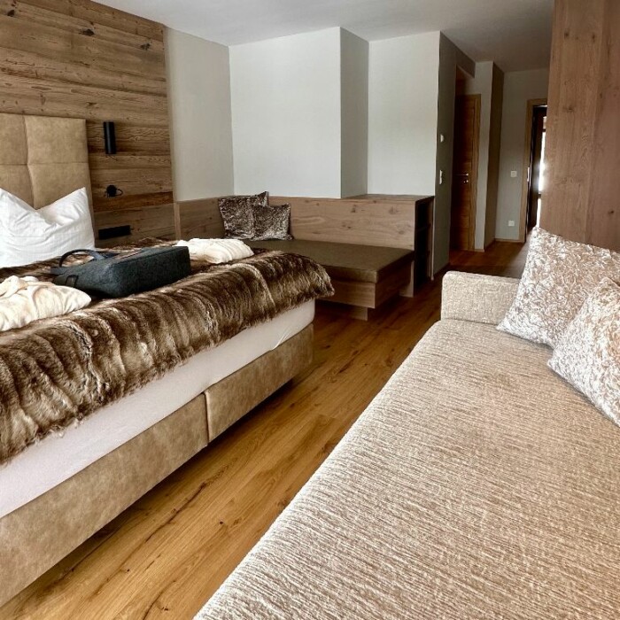 Luxus Penthouse-Lodge "Der weiße Ring" für 6 - 9 Personen - Schlafzimmer