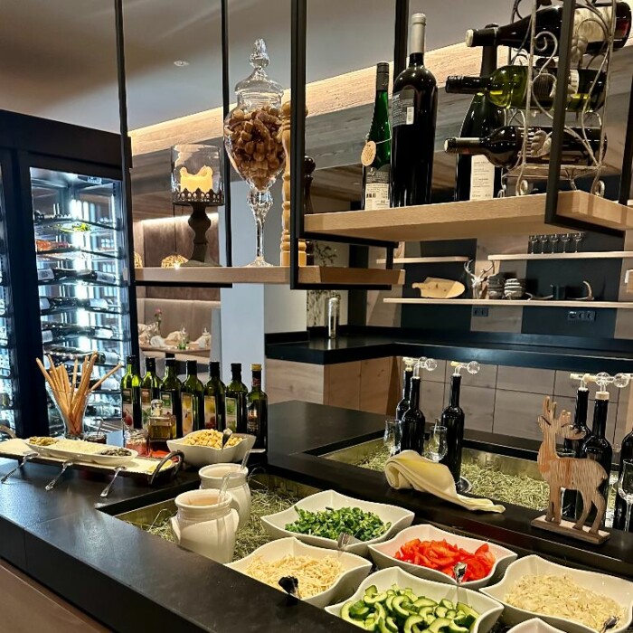 Restaurant Licca Val am Arlberg in Österreich - Salatbuffet