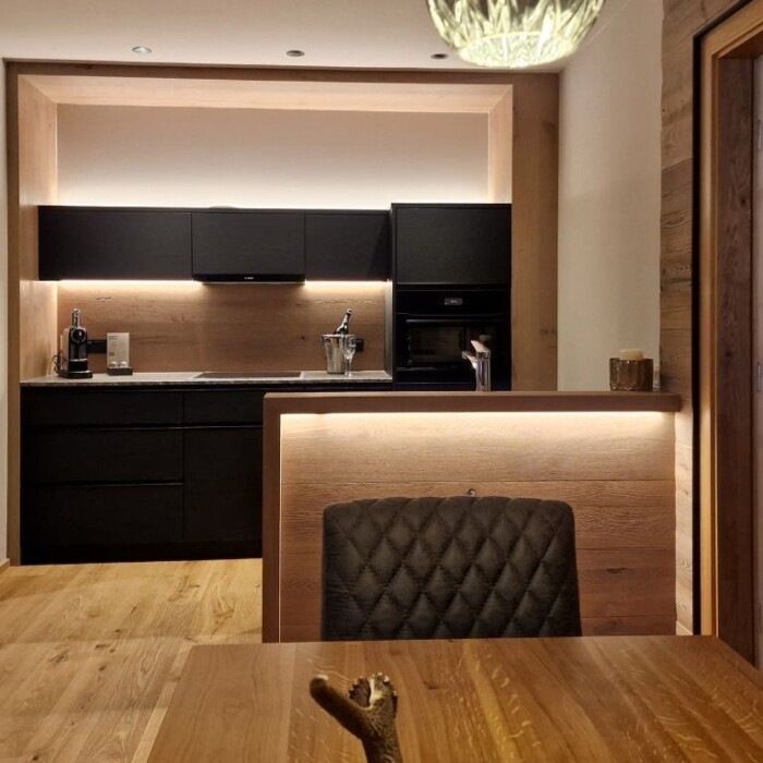 Apartment Lech am Arlberg in Österreich - Apartment mit Küche und Essbereich