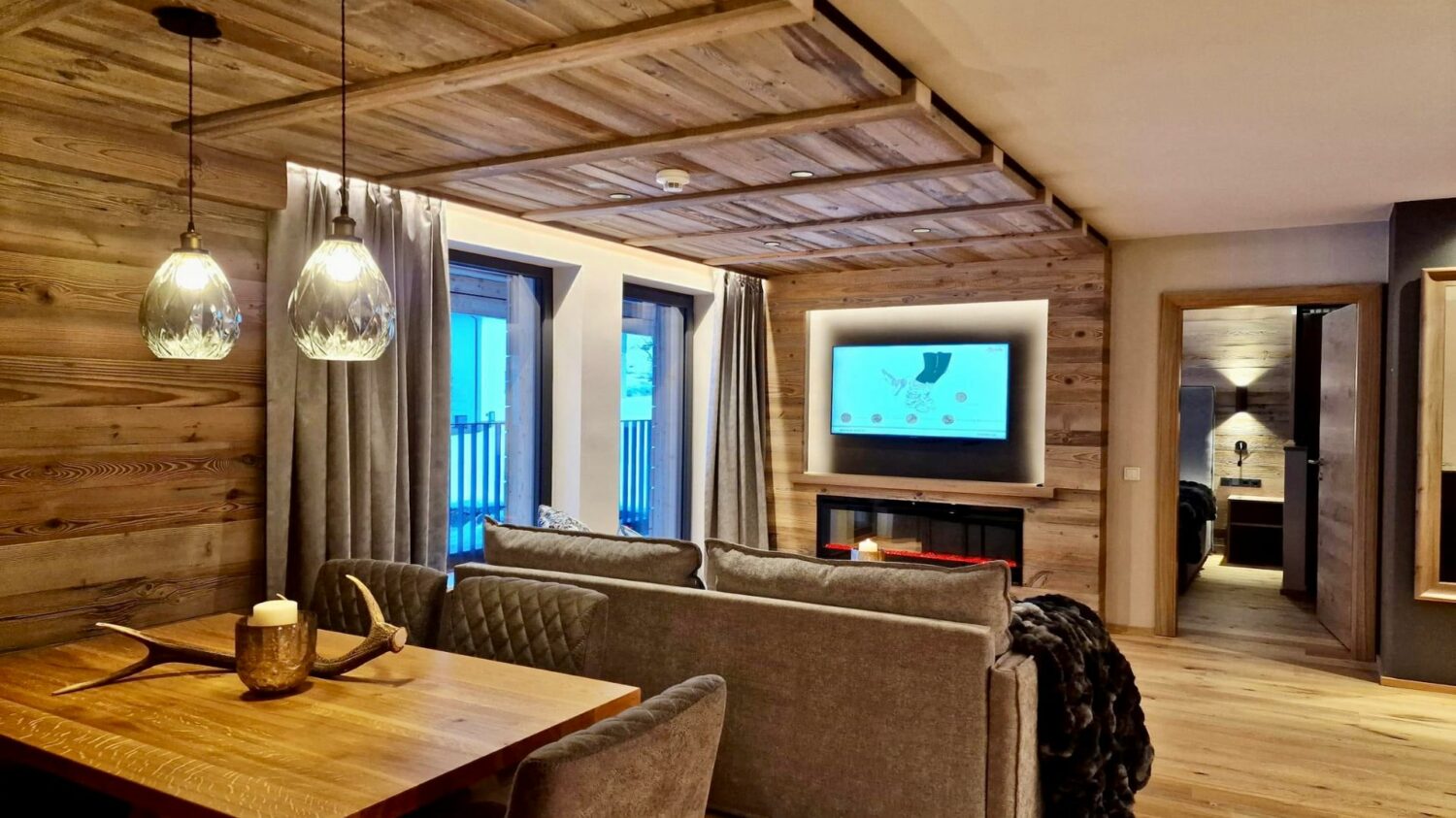 Lodge Arlberg Wohnbereich - Lodge-Hotel Österreich - Lech Valley Lodge