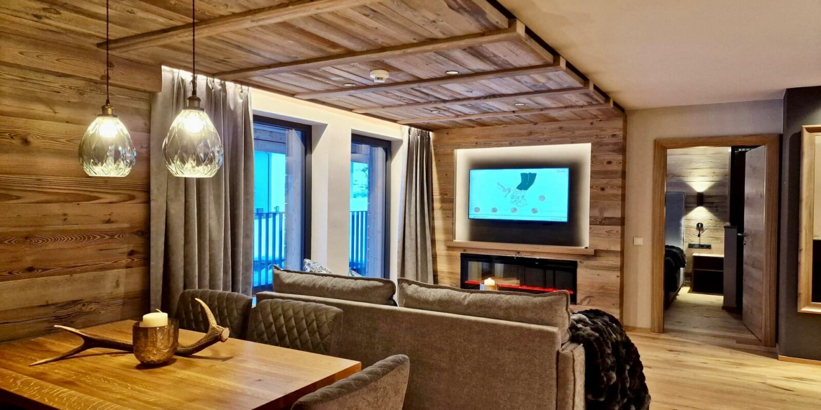 Lodge Arlberg Wohnbereich - Lodge-Hotel Österreich - Lech Valley Lodge