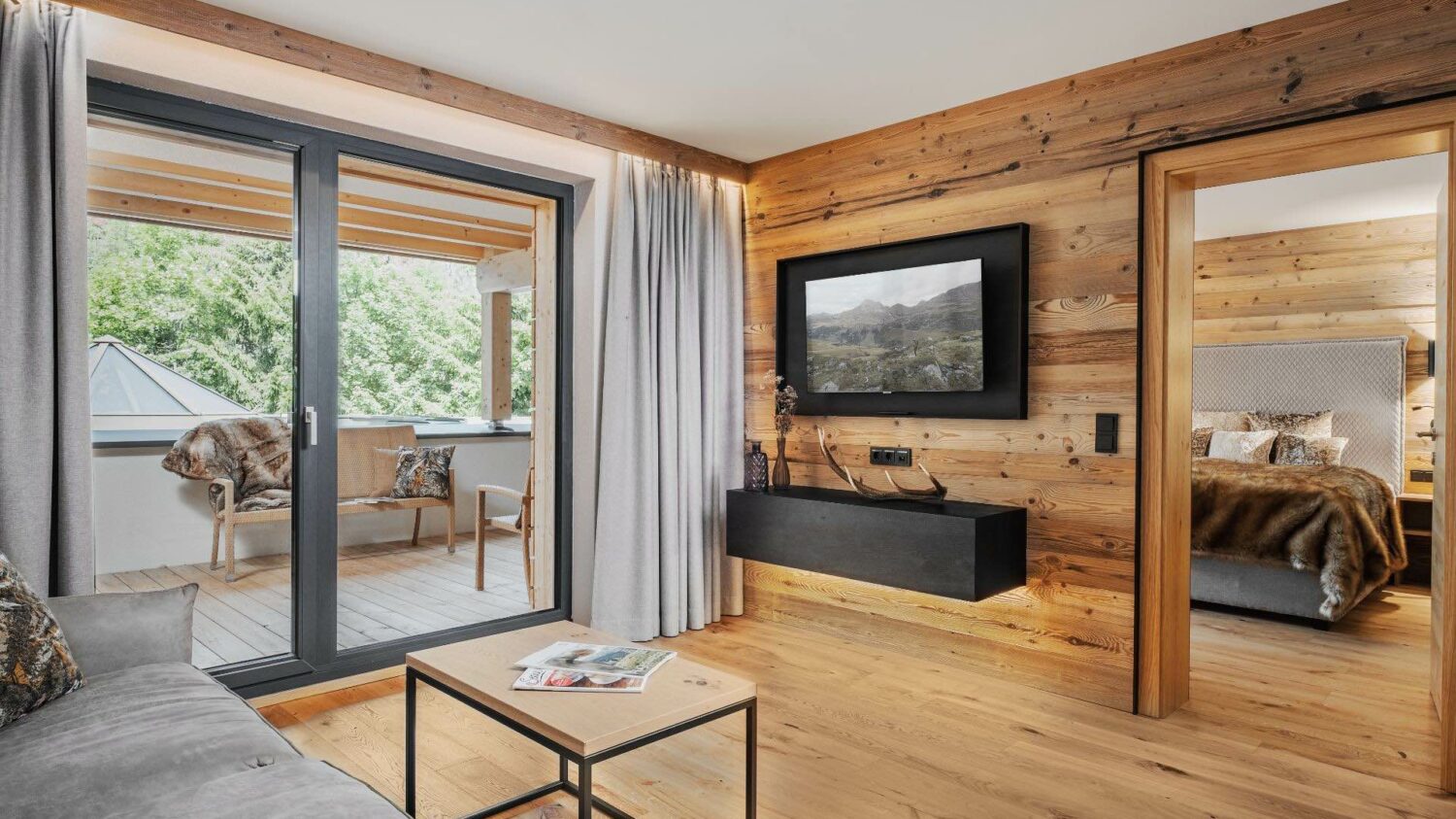 Lodge Widderstein - Lech Valley Lodge in Warth am Arlberg in Österreich - Luxus-Lodge für 4 Personen