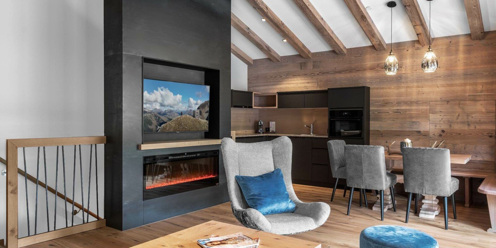 Arlberg Chalet für 4 - 5 Personen - NEU am Arlberg in Österreich - Luxus pur in den Bergen, die schönsten Chalets mieten - das Chalet Arlberg bietet Luxus & Komfort