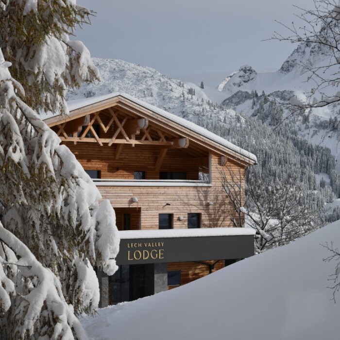 Lodge Österreich mieten - traumhafter Winterurlaub in den Bergen direkt im Skigebiet auf 1.500 m - NEUE Luxus-Lodges für 2 - 9 Personen