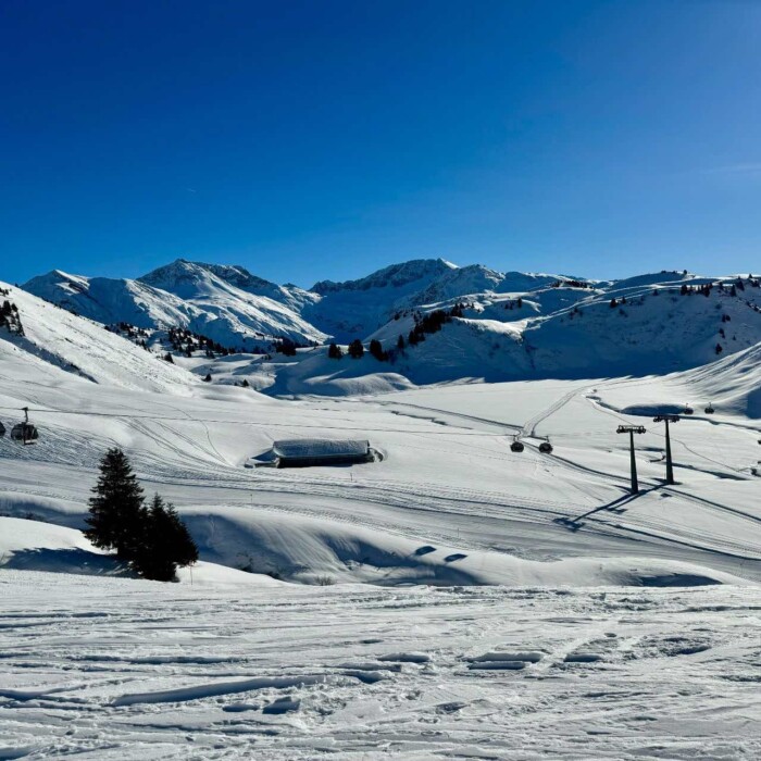 Skiurlaub in Österreich - TOP Skigebiet Arlberg - Lech - Warth - Auenfeldjet - Skifahren und Freeriden im schneesicheren Gebiet am Arlberg