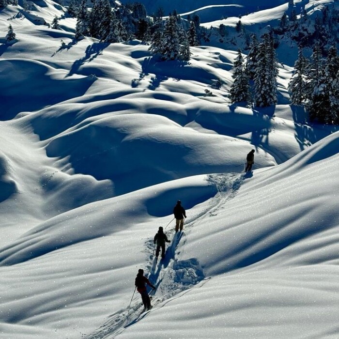 Tourenski Arlberg in Österreich - traumhaft schöne Skirouten