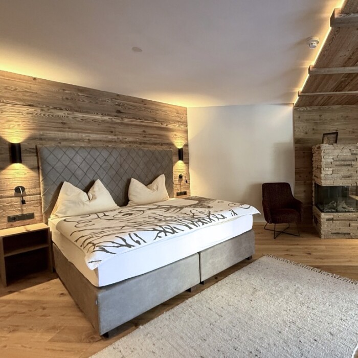 Familien-Suite Warther Horn im Aparthotel Lech Valley Lodge in Wart am Arlberg - Austria - Top Lage auf 1.500 m Höhe und direkt im Skigebiet Ski Arlberg - Ski-in & Ski-out - das schönste Hotel in Östereich