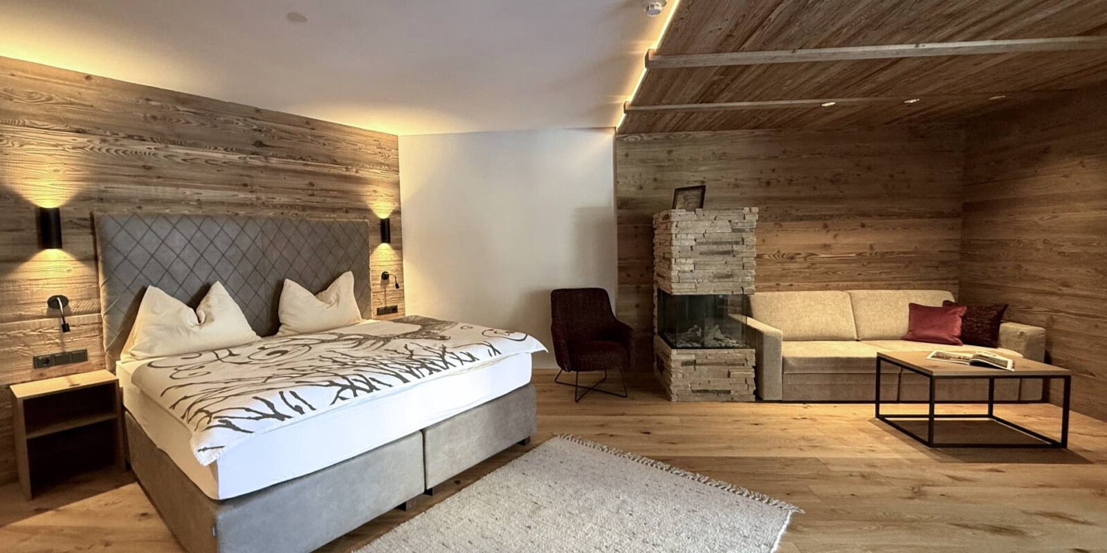 Familien-Suite Warther Horn im Aparthotel Lech Valley Lodge in Wart am Arlberg - Austria - Top Lage auf 1.500 m Höhe und direkt im Skigebiet Ski Arlberg - Ski-in & Ski-out - das schönste Hotel in Östereich